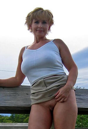 Gorgeous grown-up upskirt pussy